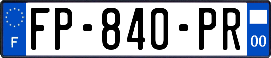 FP-840-PR
