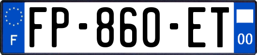 FP-860-ET