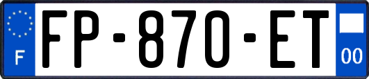FP-870-ET