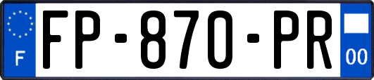 FP-870-PR