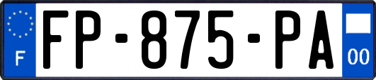 FP-875-PA