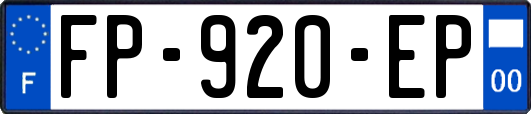 FP-920-EP