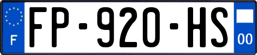 FP-920-HS