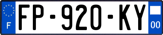 FP-920-KY