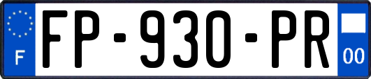 FP-930-PR