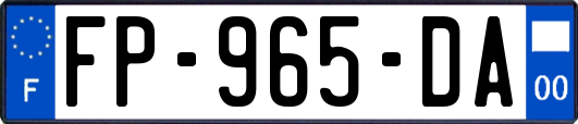 FP-965-DA