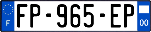 FP-965-EP