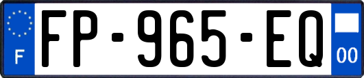 FP-965-EQ