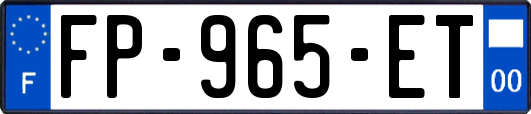 FP-965-ET