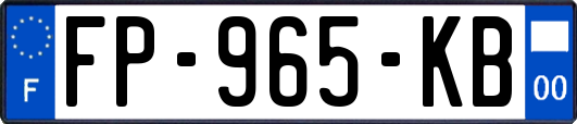FP-965-KB