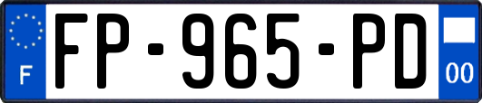FP-965-PD