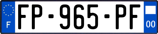 FP-965-PF
