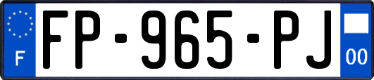FP-965-PJ