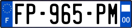 FP-965-PM