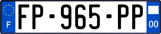 FP-965-PP