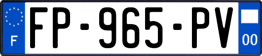 FP-965-PV