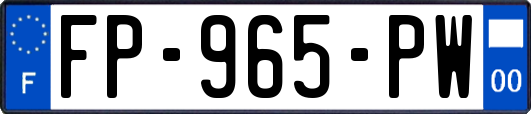 FP-965-PW
