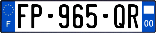 FP-965-QR