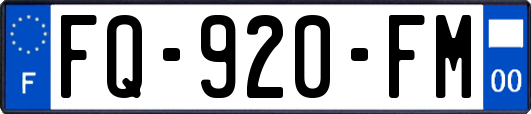 FQ-920-FM