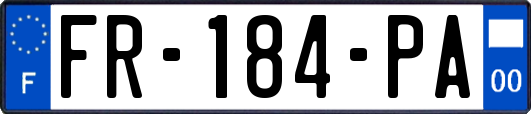 FR-184-PA