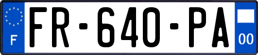 FR-640-PA