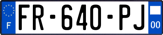 FR-640-PJ