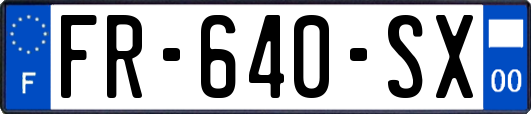 FR-640-SX