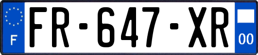 FR-647-XR