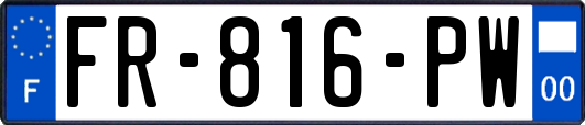 FR-816-PW