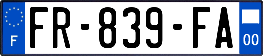 FR-839-FA