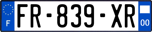 FR-839-XR