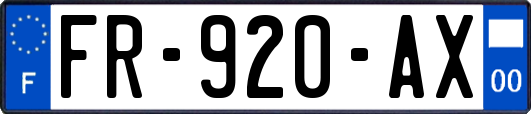 FR-920-AX