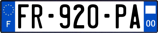 FR-920-PA