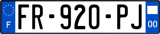 FR-920-PJ