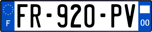 FR-920-PV