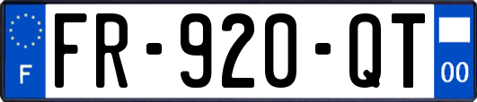FR-920-QT
