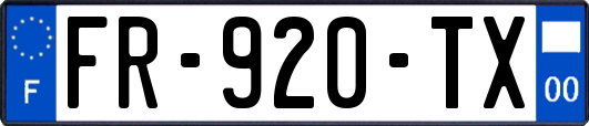 FR-920-TX