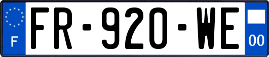 FR-920-WE