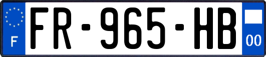 FR-965-HB