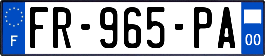 FR-965-PA