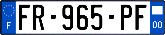 FR-965-PF