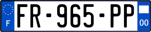 FR-965-PP