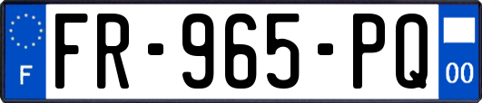 FR-965-PQ