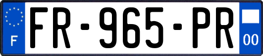 FR-965-PR