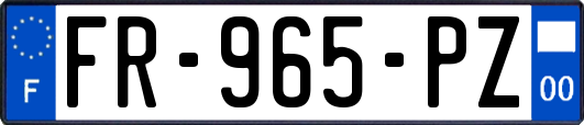FR-965-PZ