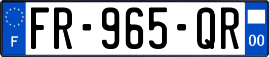 FR-965-QR