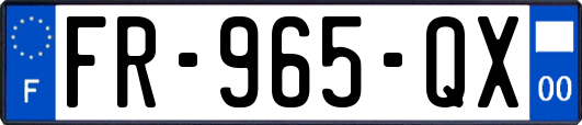 FR-965-QX