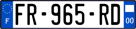 FR-965-RD