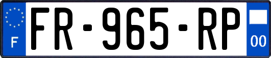 FR-965-RP