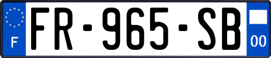 FR-965-SB